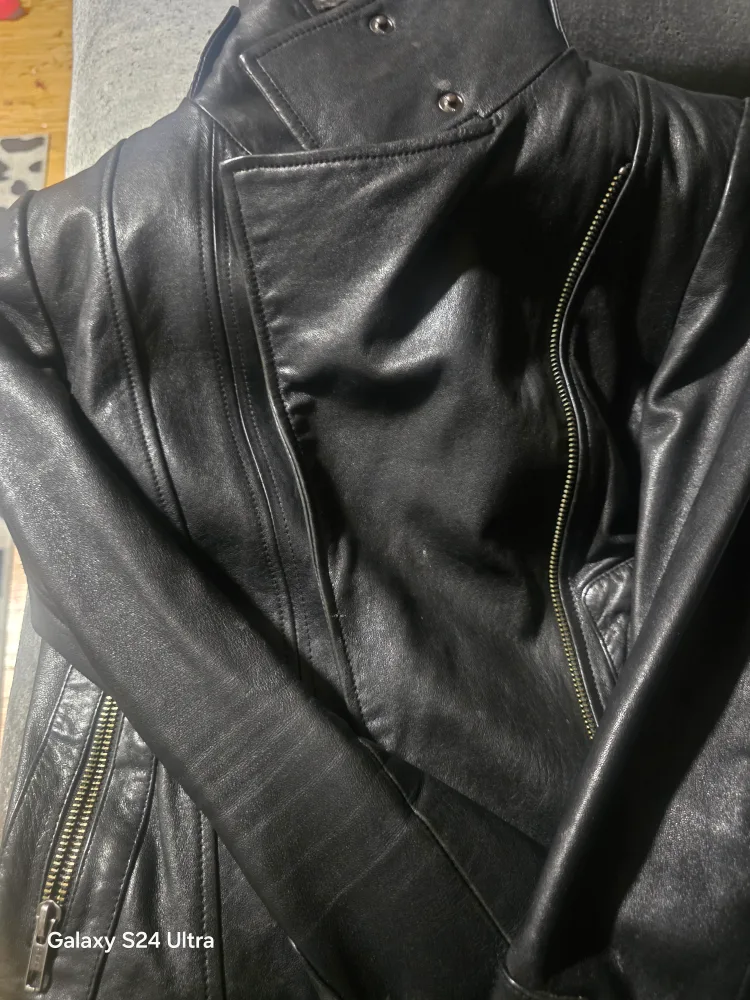 Mackage Black Leather Jacket Size xxs image indicator(3)
