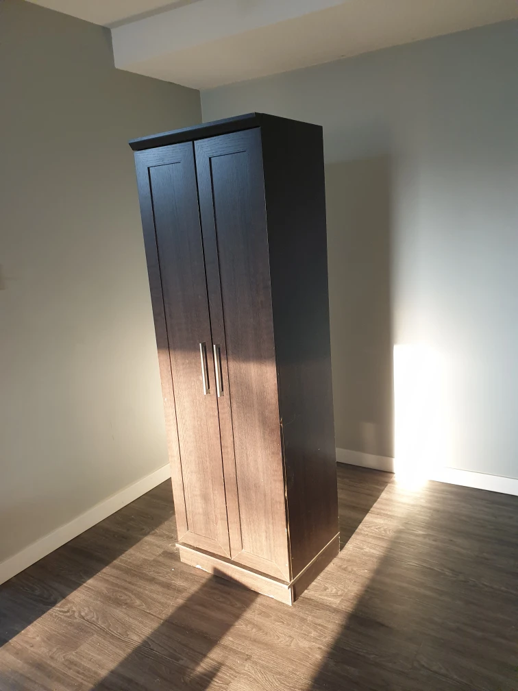 Dark Brown Wardrobe Cabinet - photo 5
