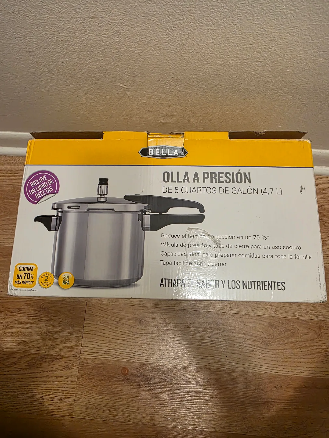 Bella 5-Quart Pressure Cooker - New in Box! thumbnail