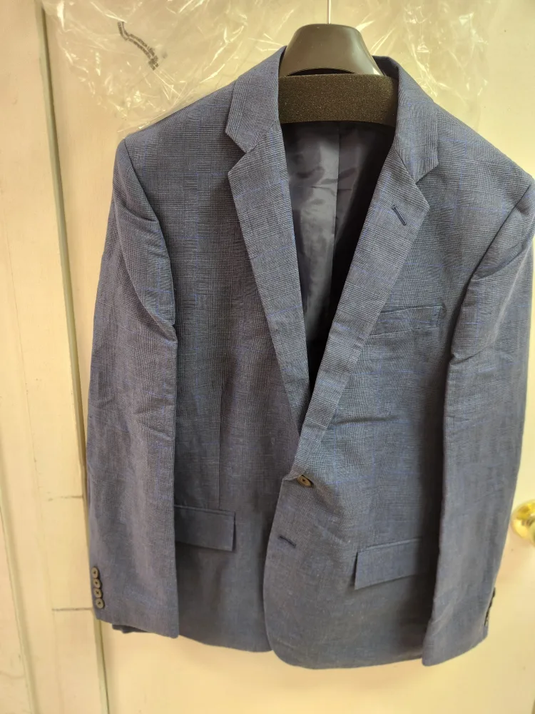 J.Crew Thompson Glen Plaid Linen Blazer - 40s thumbnail