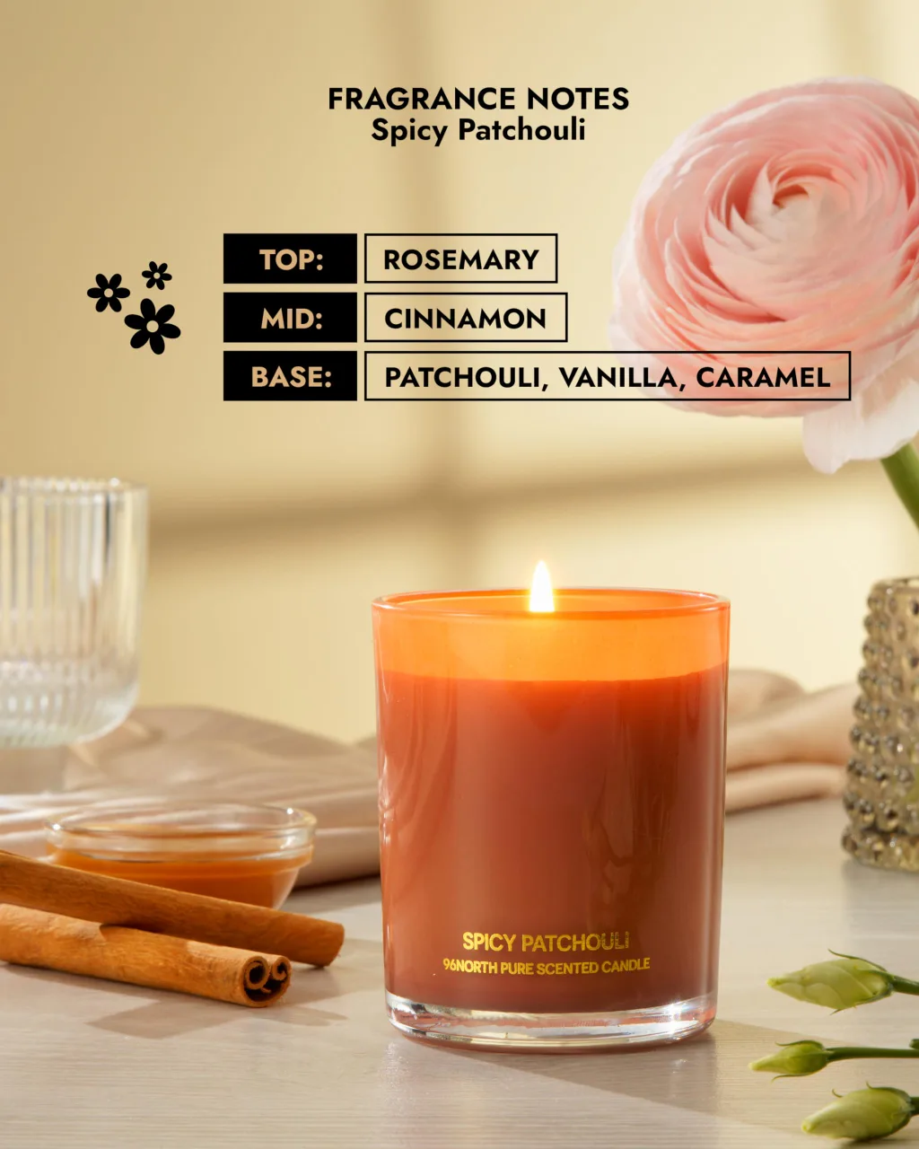 Spicy Patchouli 96North Pure Scented Candle thumbnail