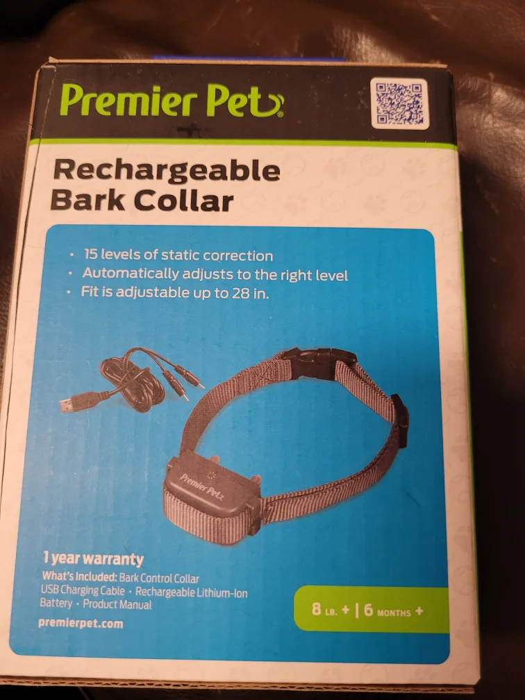 Premier Pet Rechargeable Bark Collar - New in Box! image indicator(2)