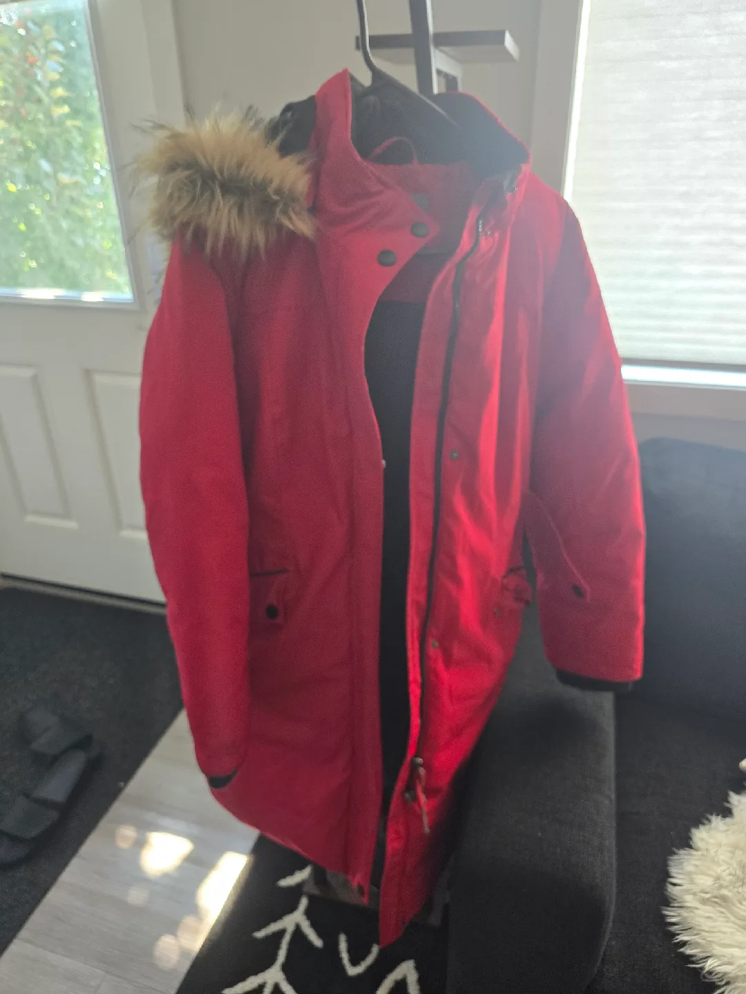 Sears Red Winter Jacket Size M (9-10) thumbnail
