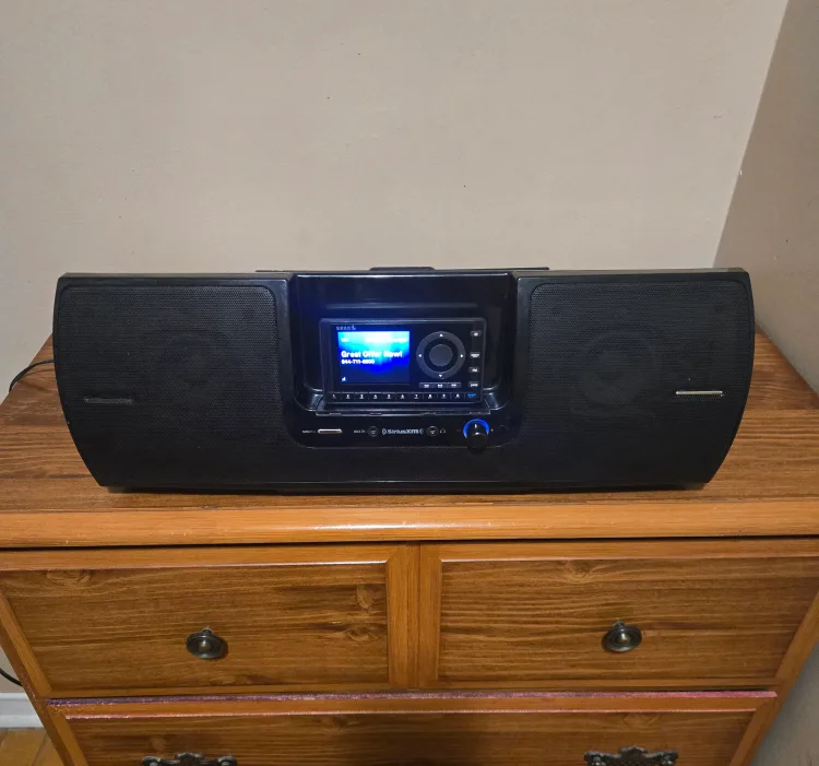 Sirius XM Radio Boombox. thumbnail