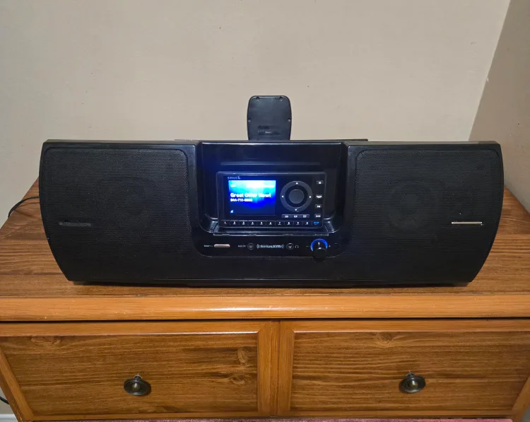 Sirius XM Satellite Radio Boombox. image indicator(2)