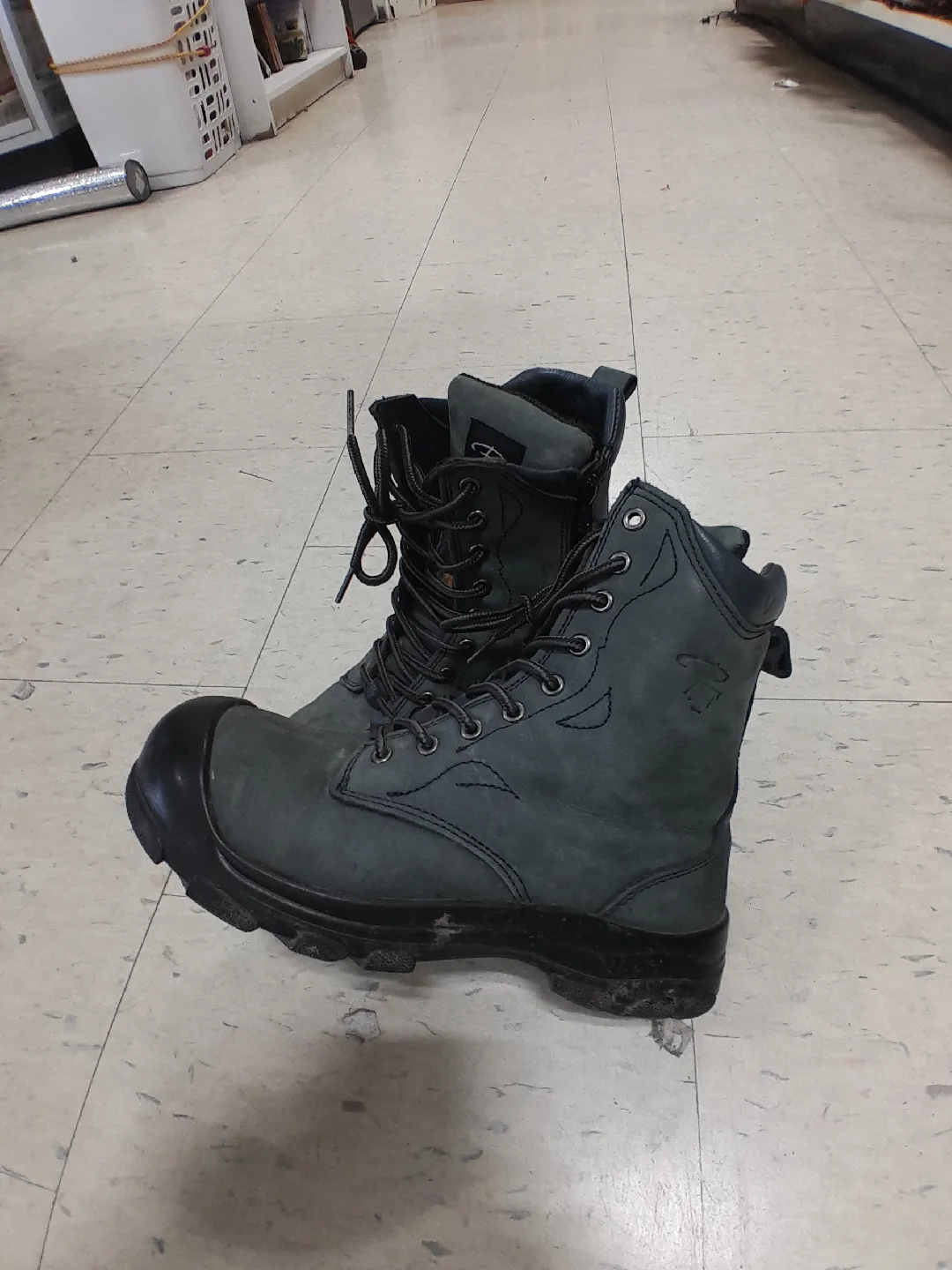 FATE Work Boots  Military Colour Size 8.5 thumbnail