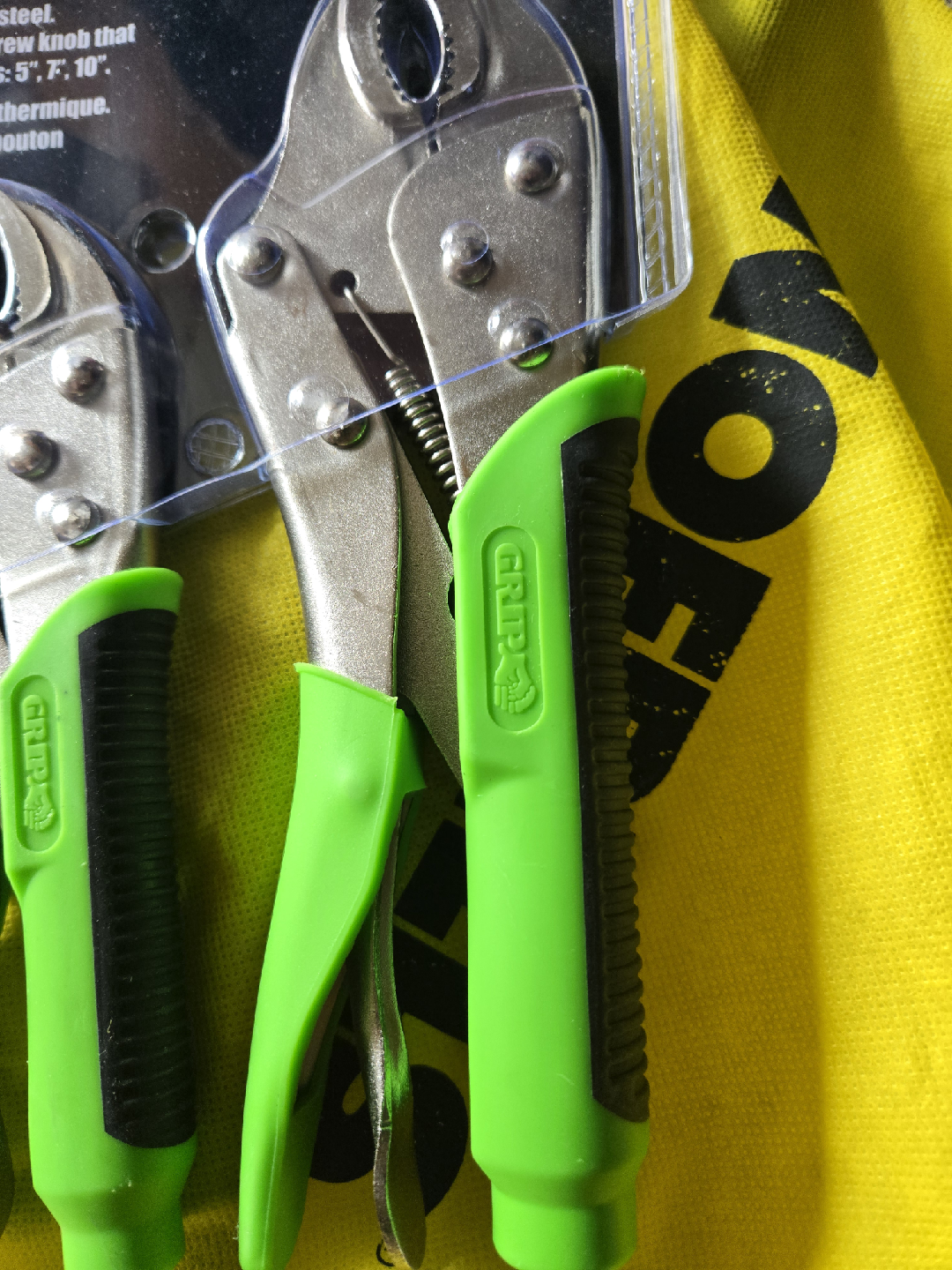 3pc  Locking Pliers,5"-7"-10" - photo 3