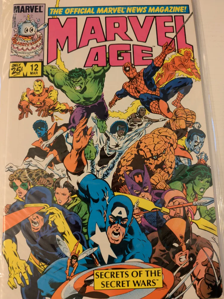 Marvel Age #12 Comic Book thumbnail