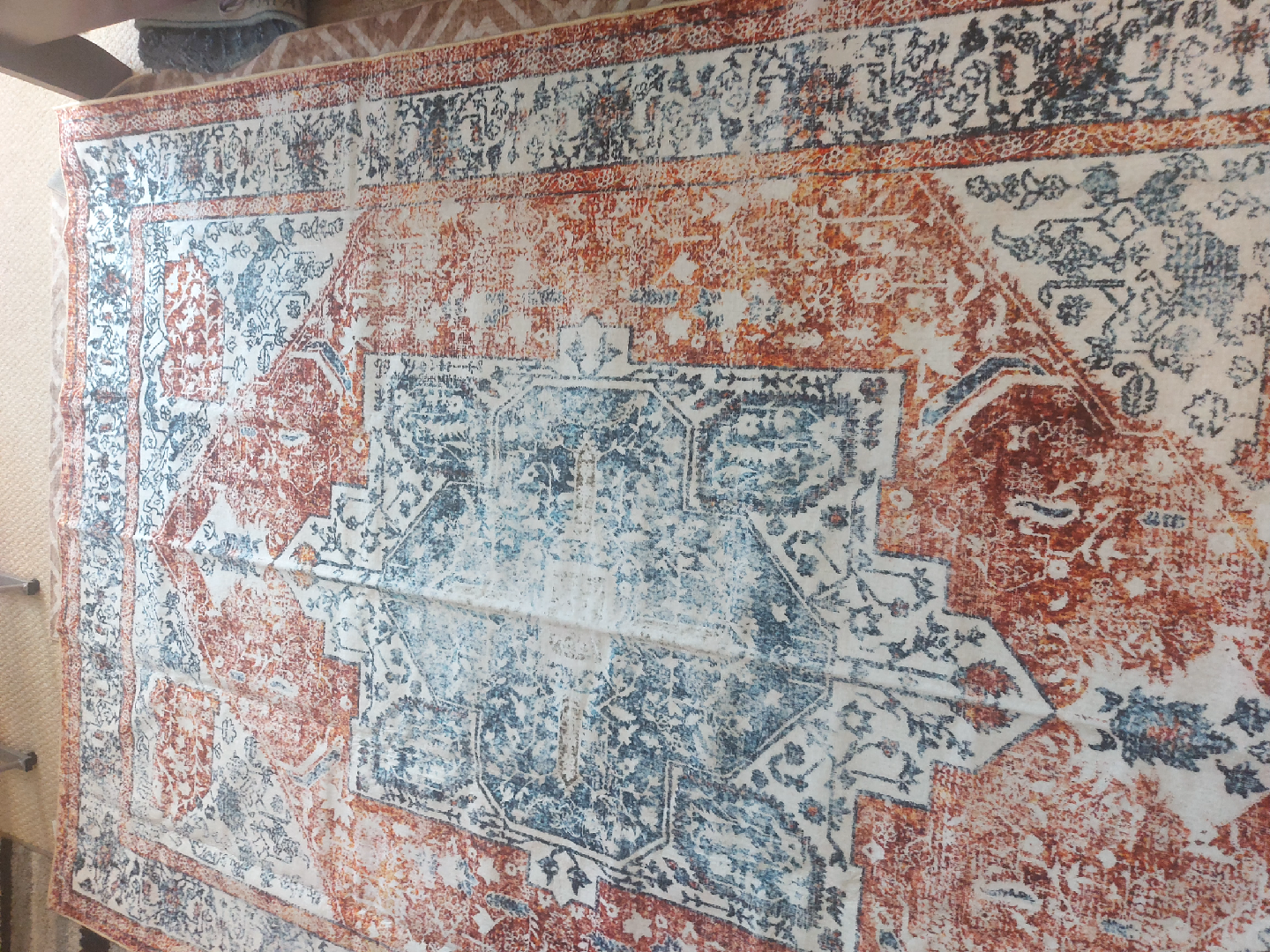 Patterned Area Rug washable 6ft ×9ft brand new - photo 5