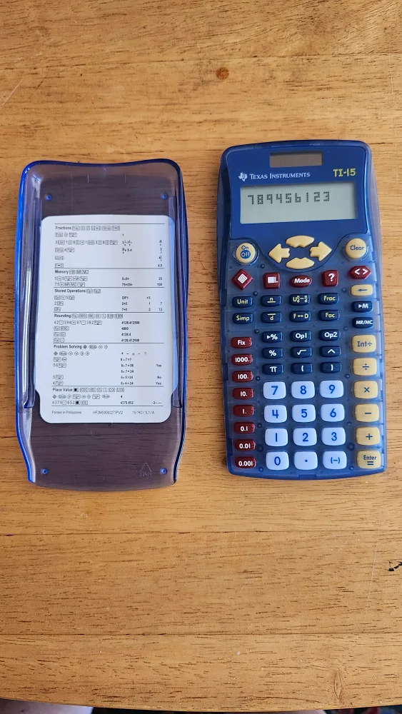 60 pc lot-Texas Instruments TI-15 Calculator thumbnail