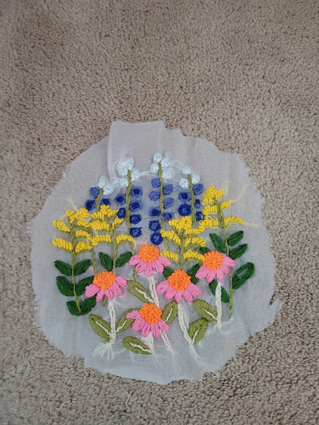 Handmade Embroidered Fabric Pieces image indicator(2)