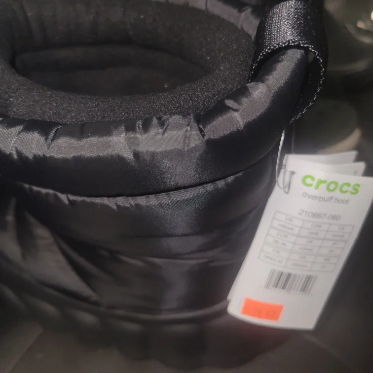 Crocs Overpuff Boot - Black thumbnail