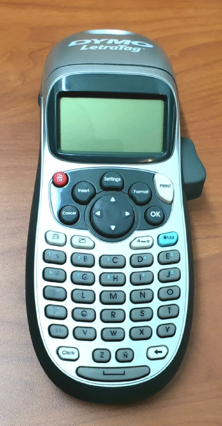 Dymo LetraTag LT-100H Label Maker with Wall Mount Holder thumbnail