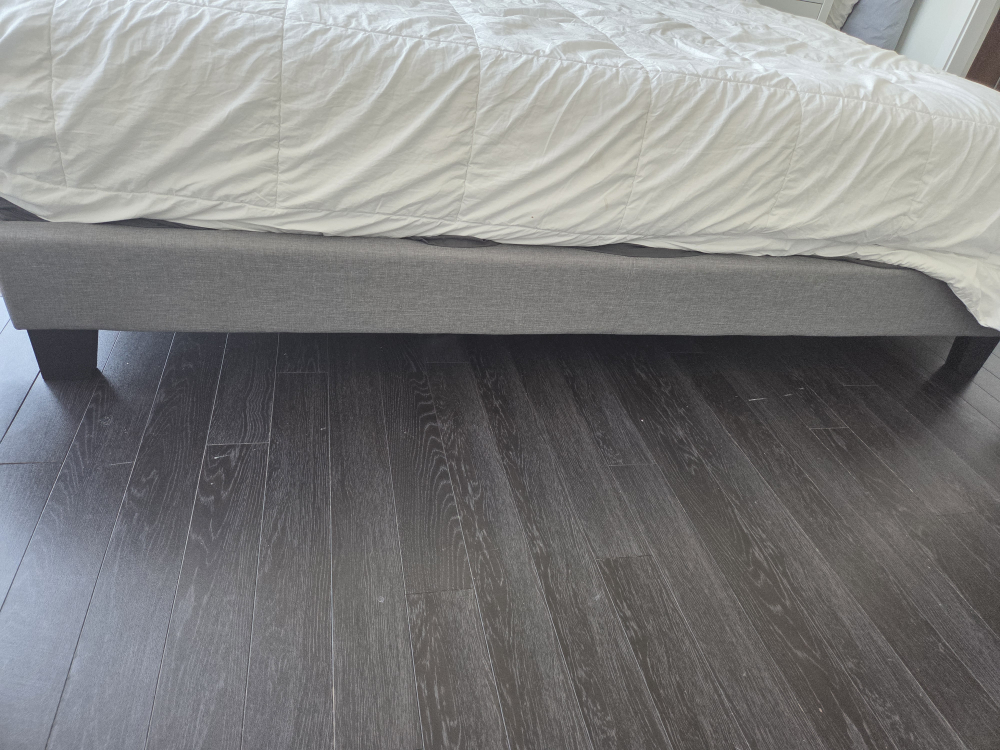 upholstered King-size Bedframe - Grey - photo 2