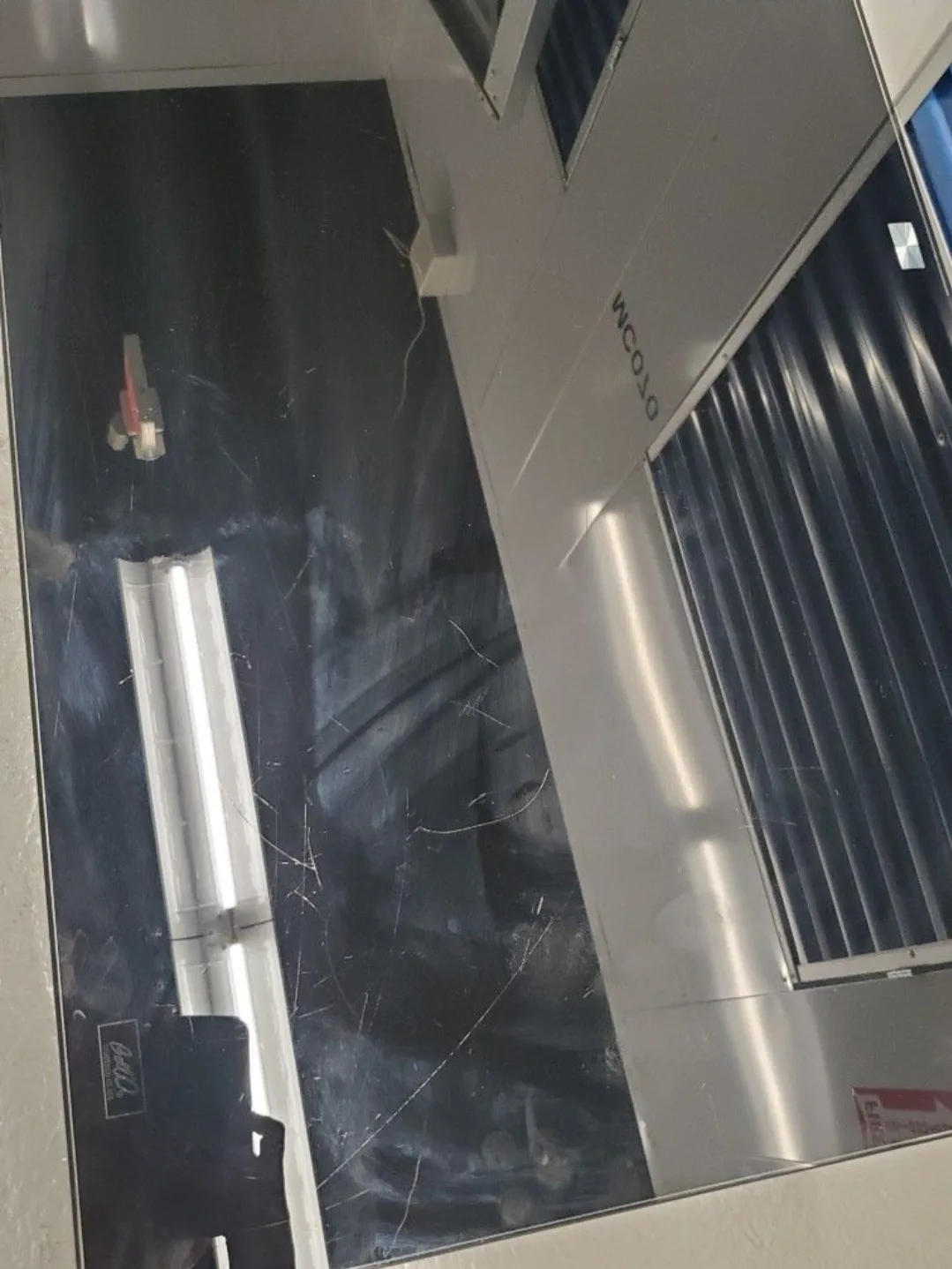 Glass TV Stand Storage Wooden Draws image indicator(5)