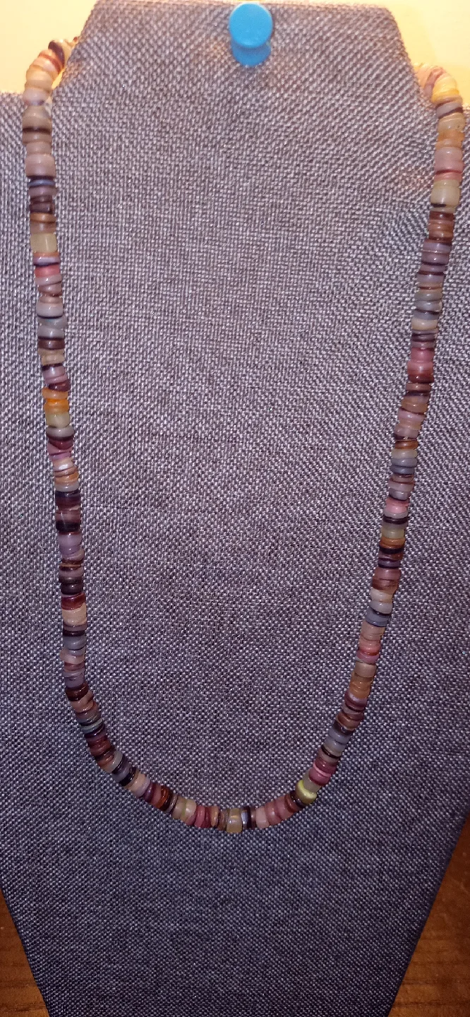 Handmade Multi-Colour Flourite Beaded Necklace thumbnail