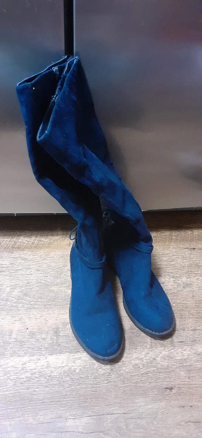 Blue Over-the-Knee Boots thumbnail
