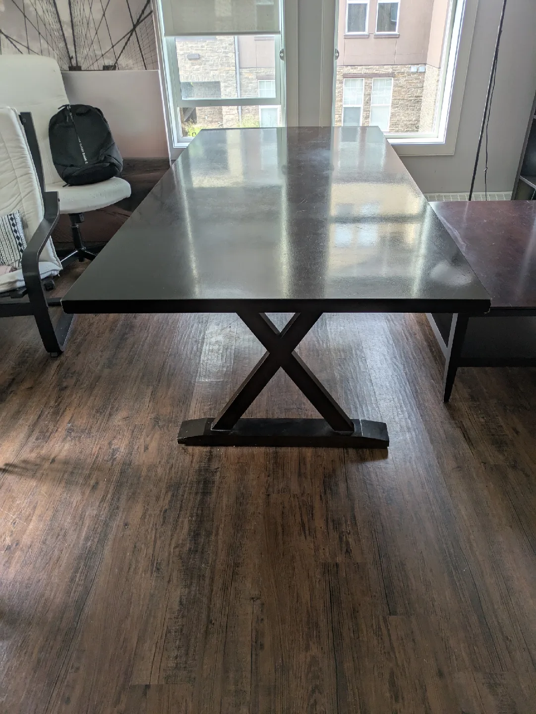 Dark Brown Wooden Coffee & Dining Table Set image indicator(2)