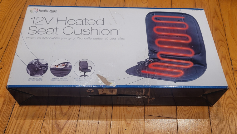 HealthMate 12V Heated Seat Cushion - New in Box - photo 2