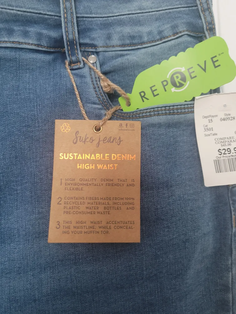 Suko Jeans Size 14 - High Waist Sustainable Denim image indicator(4)