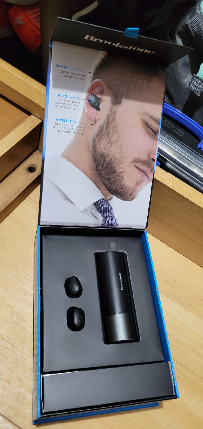 Brookstone NanoLink True Wireless Earbuds - - photo 3