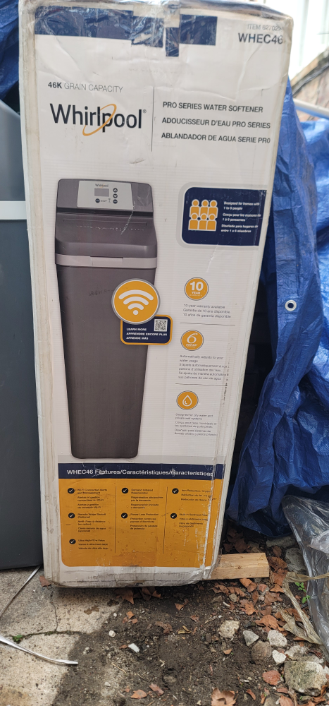 Whirlpool 46K Grain Water Softener with Wi-Fi