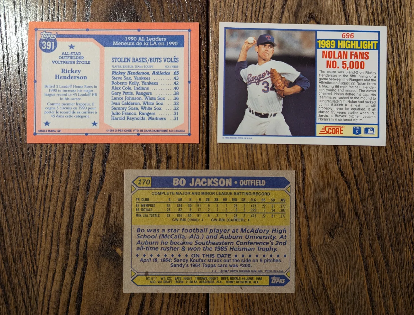 *** Baseball Superstars - Cards '87,'90,'91*** image indicator(2)