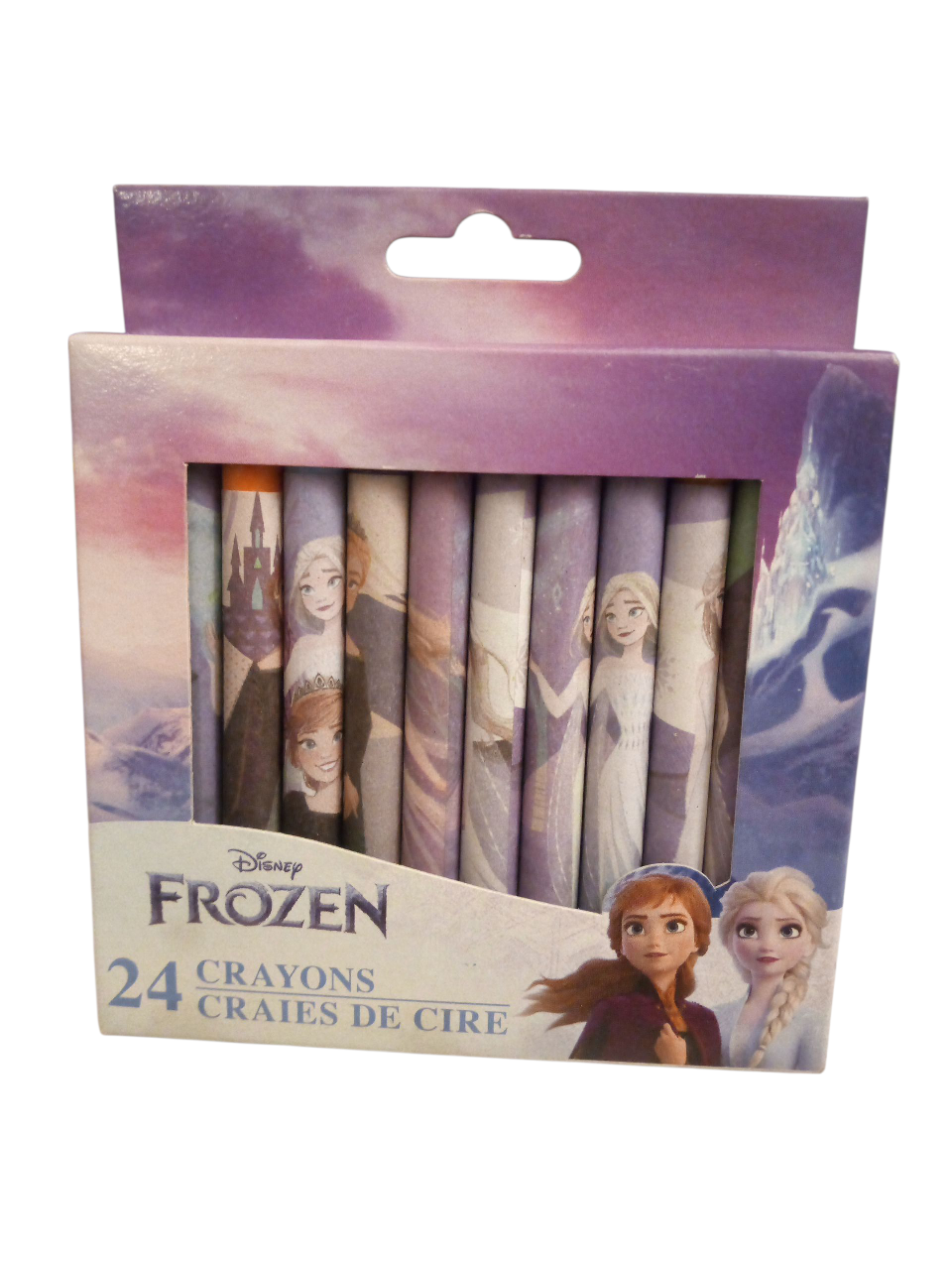 Disney Frozen 24 Crayons - New