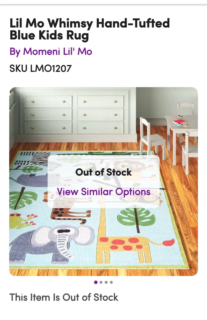 Kids Jungle Animal Rug 8ftx10ft image indicator(6)