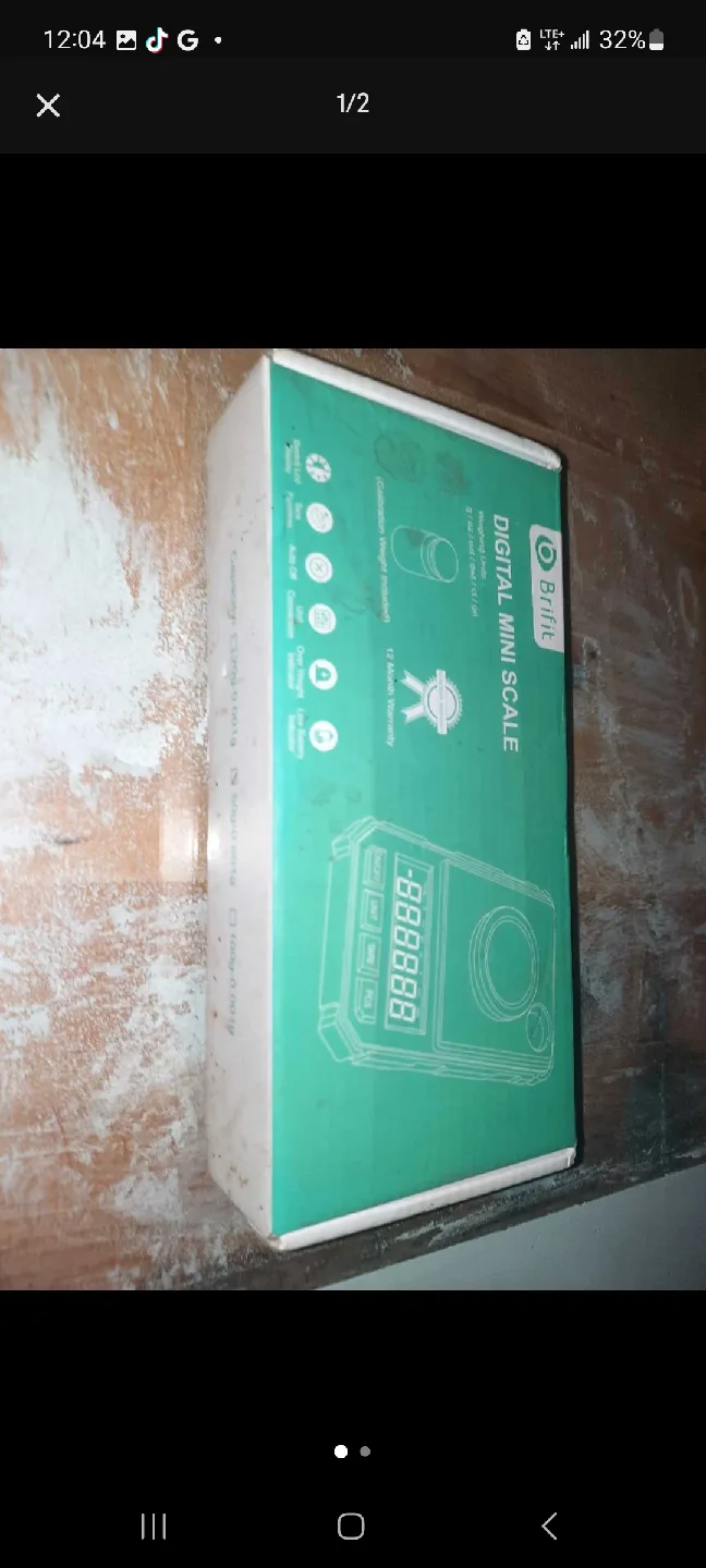 Brifit Digital Mini Scale - New in Box thumbnail