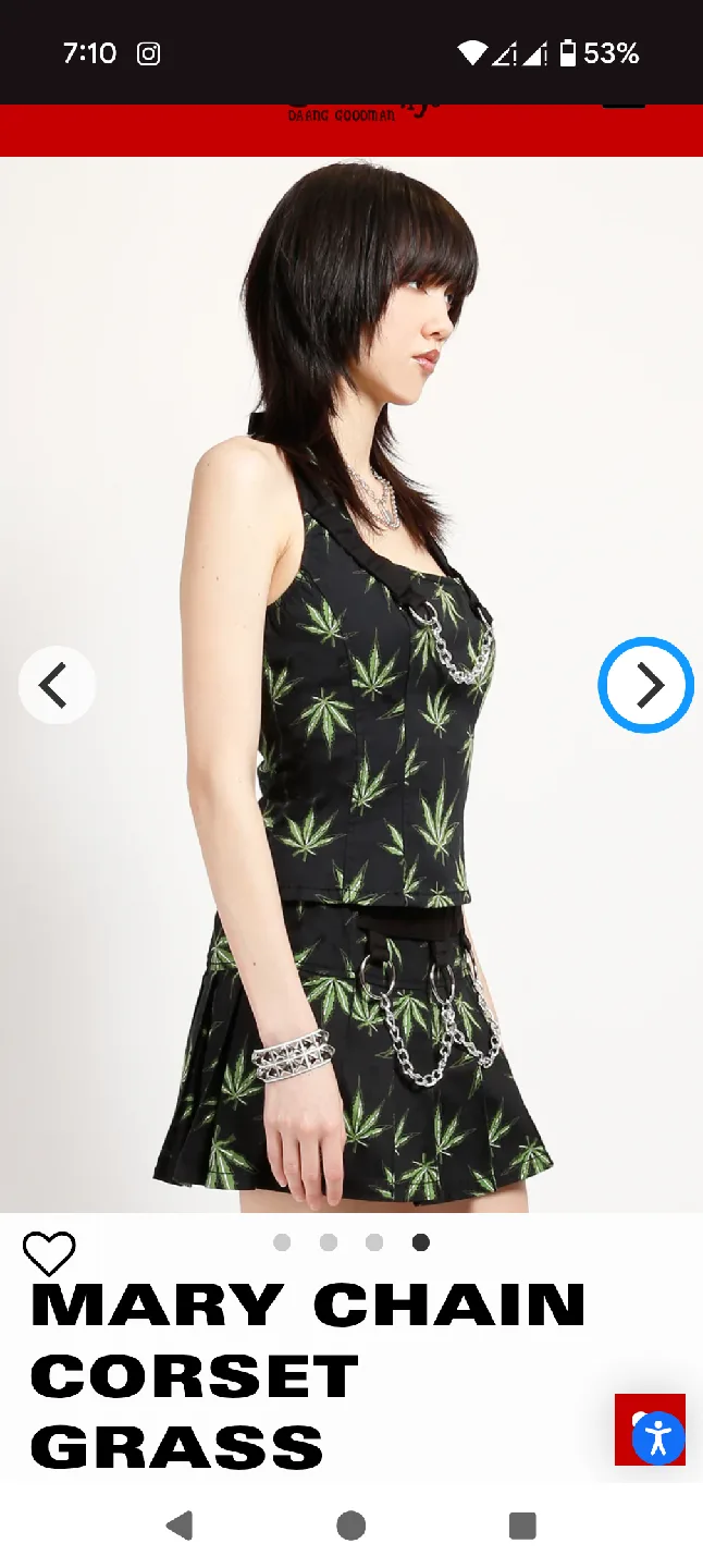 Tripp NYC Mary Chain halter Corset top image indicator(2)