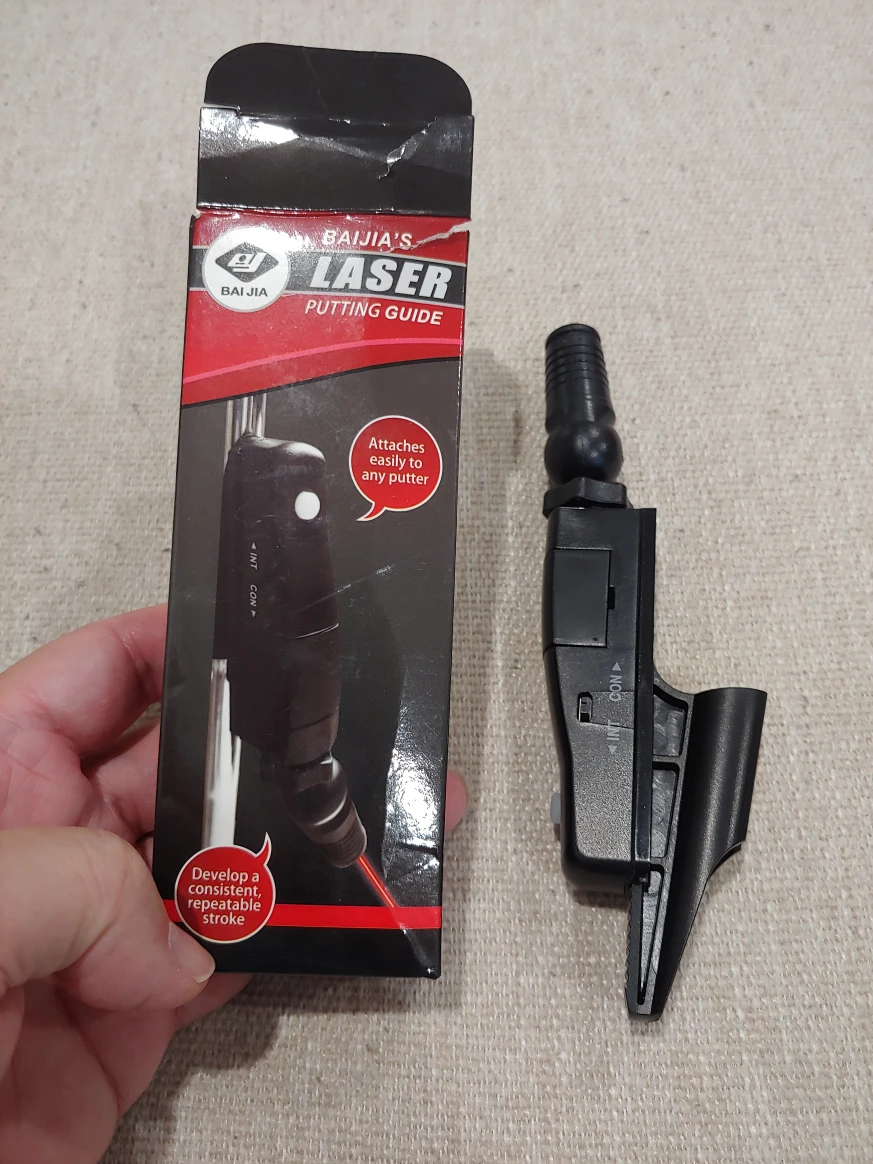 GOLF PUTTER AID, LASERS PUTTING TRAINER, SWING SIGHT AID - photo 5
