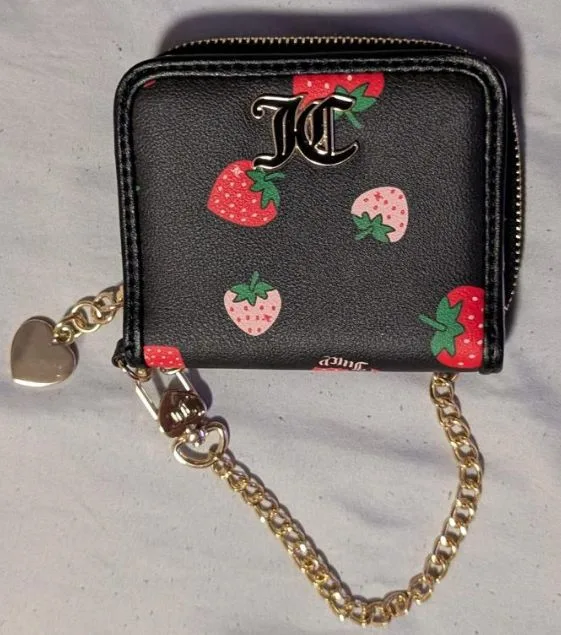 Juicy couture strawberry wallet thumbnail