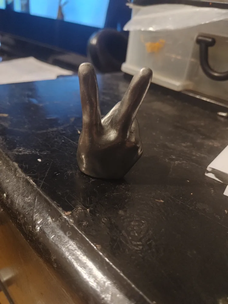 Peace Sign Sculpture thumbnail