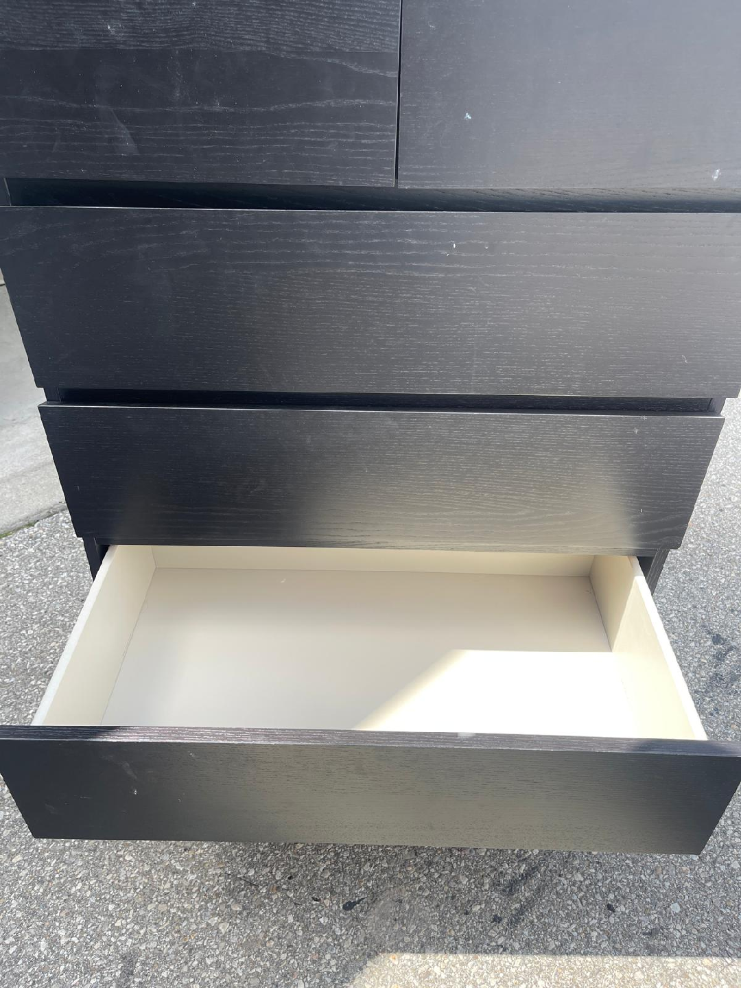 IKEA MALM Black 6-Drawer Dresser - photo 5