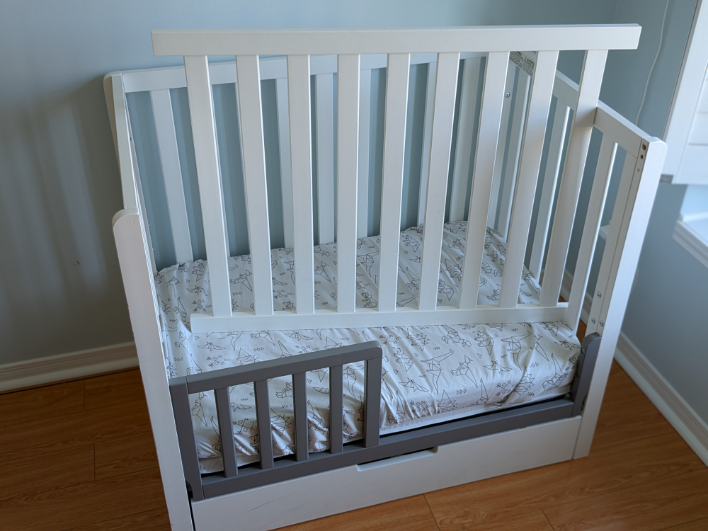 Carter's Colby 4-in-1 Mini Convertible Crib + Bed + Accessory - photo 4