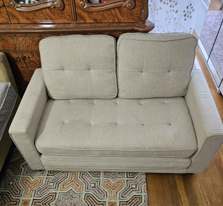 Beige Sleeper Sofa - photo 2