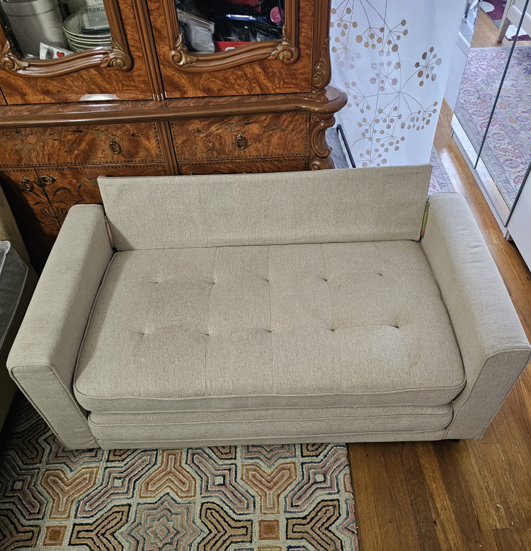 Beige Sleeper Sofa - photo 3
