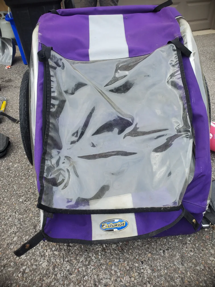 Chariot Purple Bike Trailer image indicator(4)