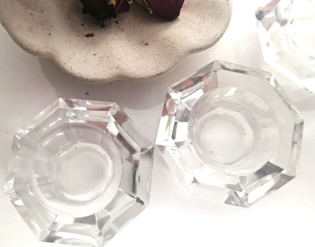 Cut Crystal Candlestick Holders ~ Set of Four image indicator(5)