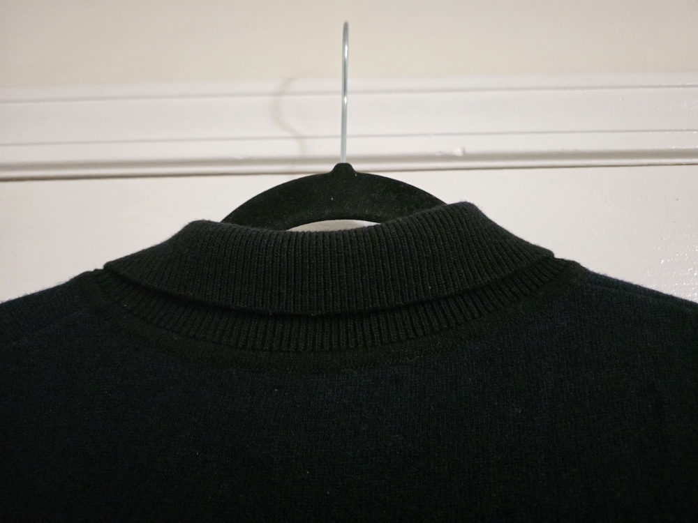 Oliver Spencer Men's Dark Navy Polo collar Sweater(Size XL) - photo 3