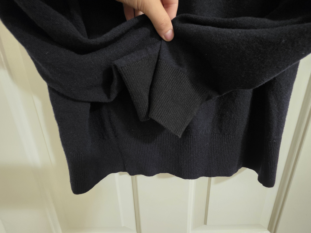 Oliver Spencer Men's Dark Navy Polo collar Sweater(Size XL) - photo 4