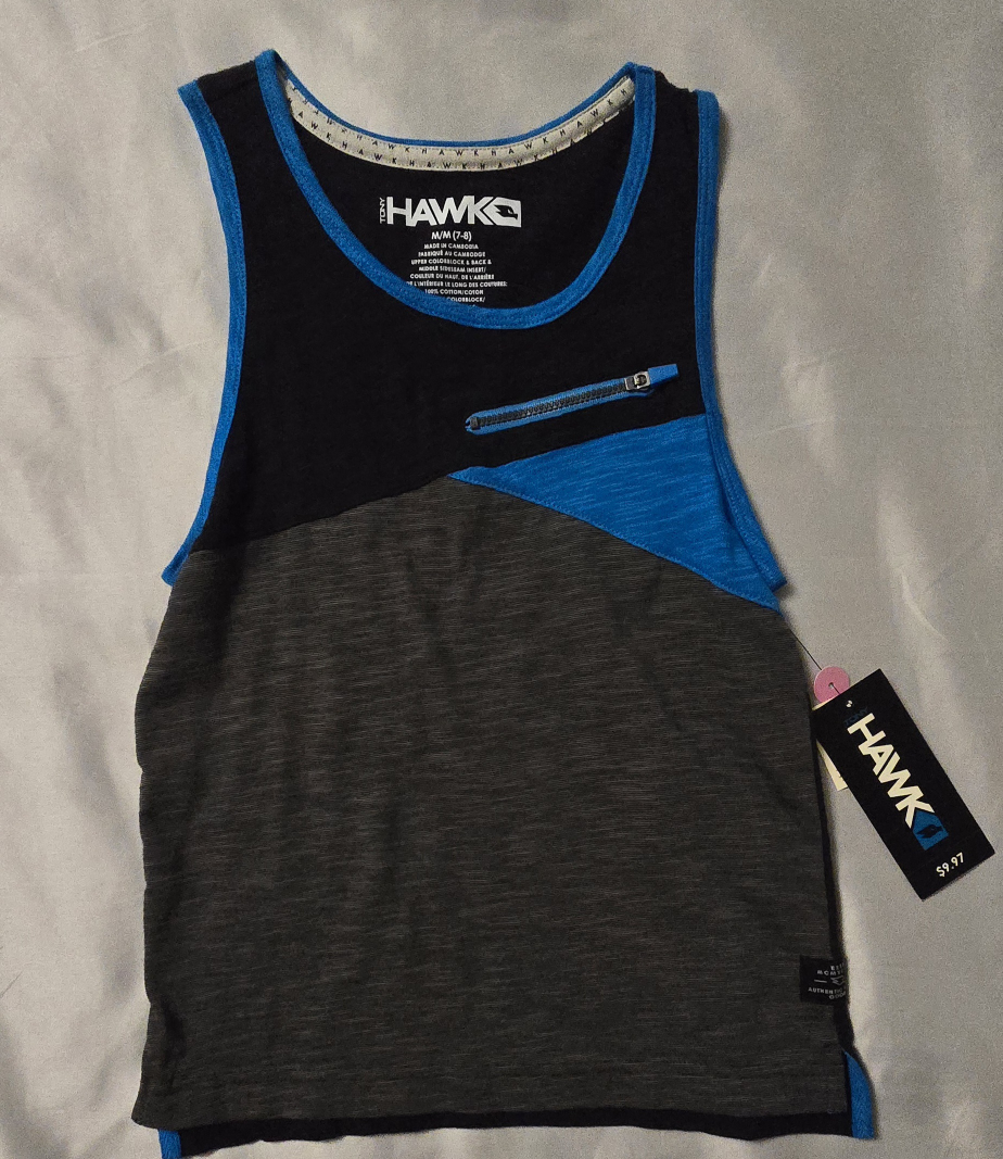 NEW! Tony Hawk Tank Top - Boys Size M (7-8)