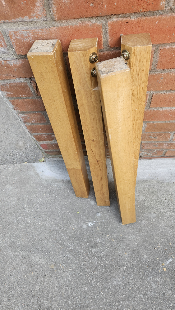 Wooden Table Legs & Table Top - photo 2