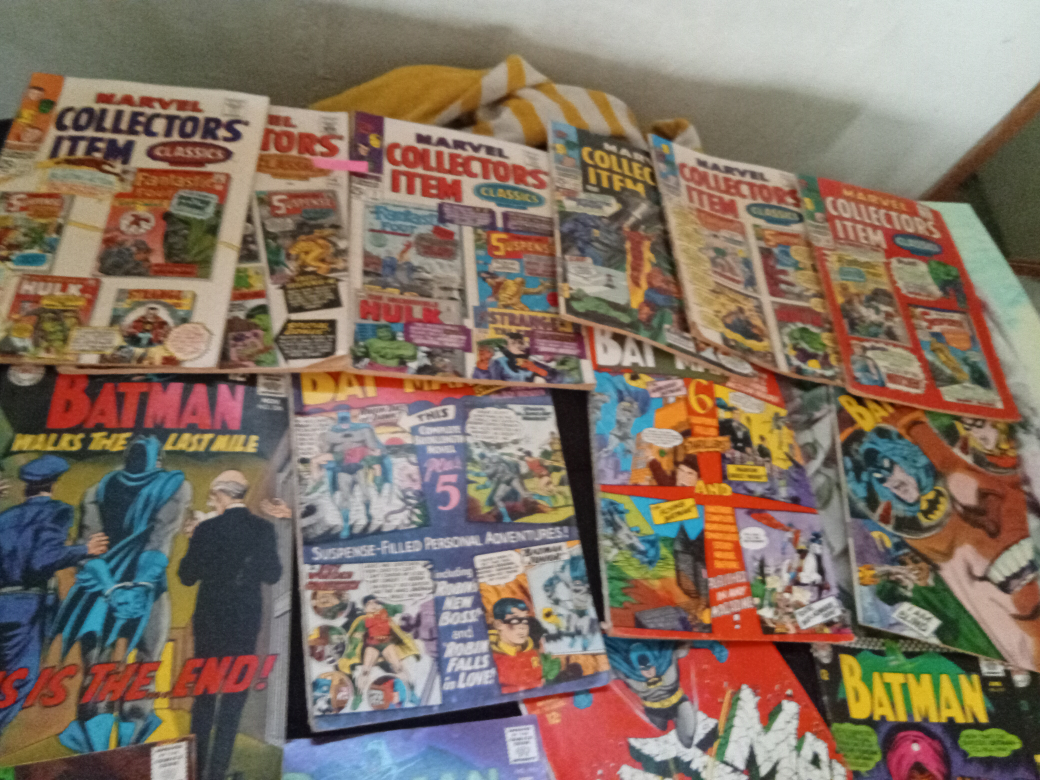Vintage Marvel & Batman details of listed collection
