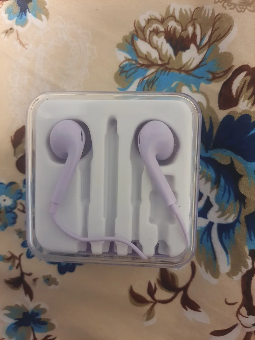 Miniso Type-C Earphones - Lilac🥕🥕 thumbnail