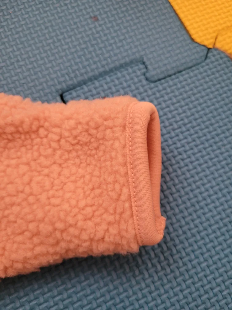 pl.baby 3M Pink Fleece Onesie image indicator(4)