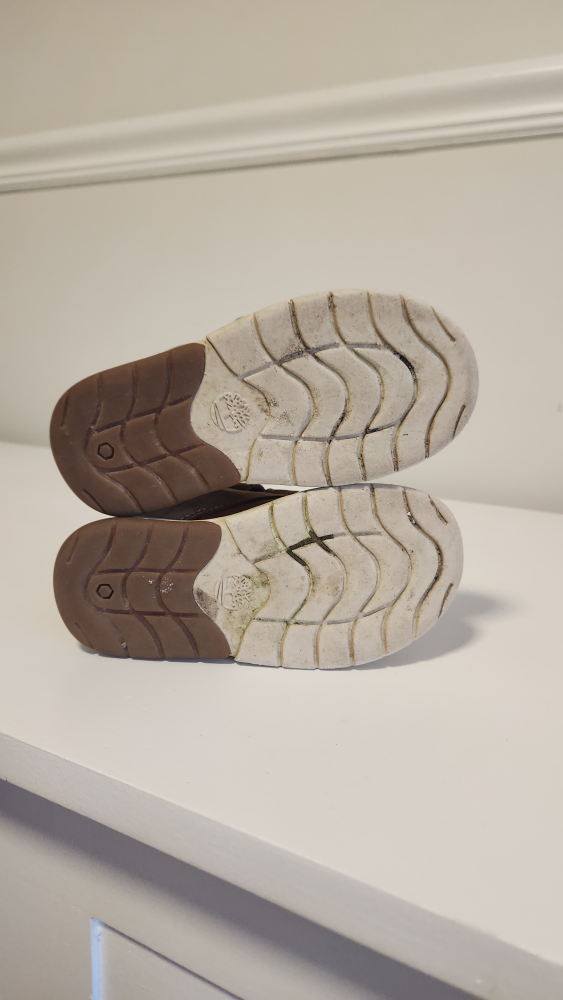 Timberland Kids' Brown Leather Ankle Boots size 9 - photo 3