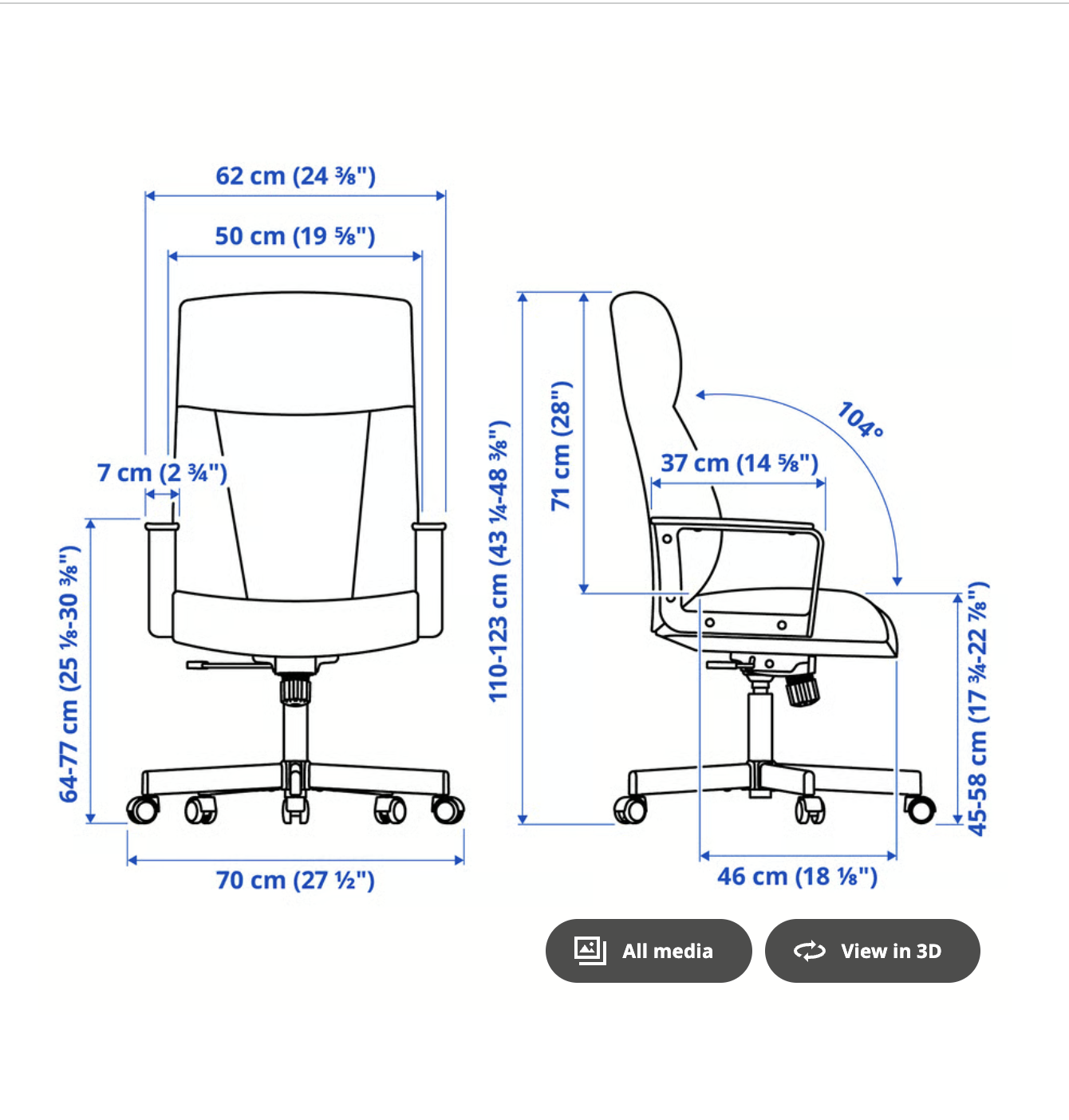 IKEA millberget chairs - photo 4