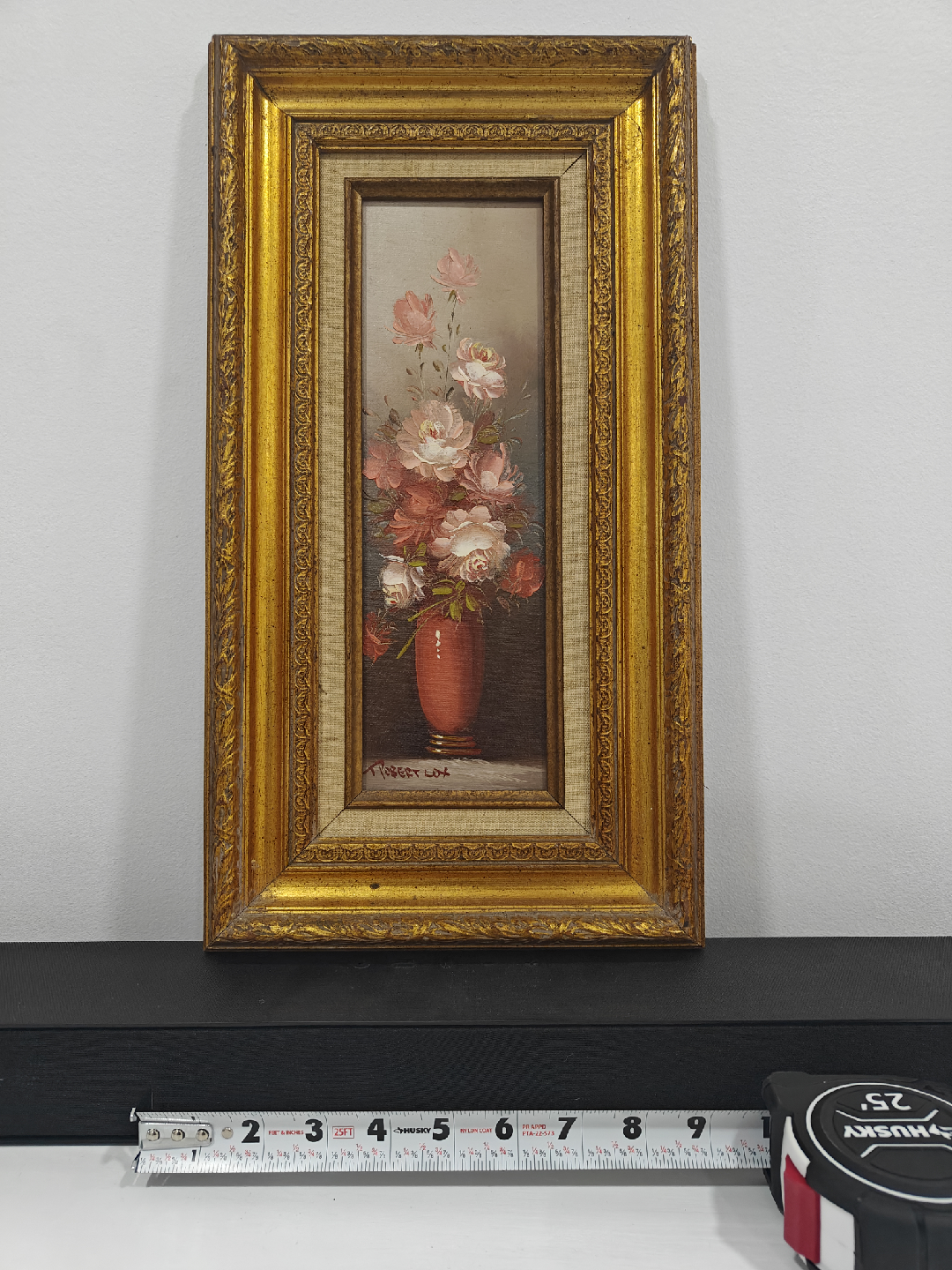 Vintage Robert Cox Floral Oil Painting (OBO) - photo 3